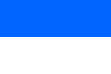 Flagge des Fürstentums Schwarzburg-Sondershausen (blau-weiß)