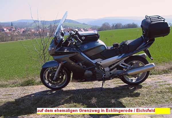 Eicklingerode, Plattenweg an der ehem. Grenze