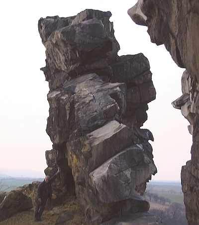 Teufelsmauer in Weddersleben.